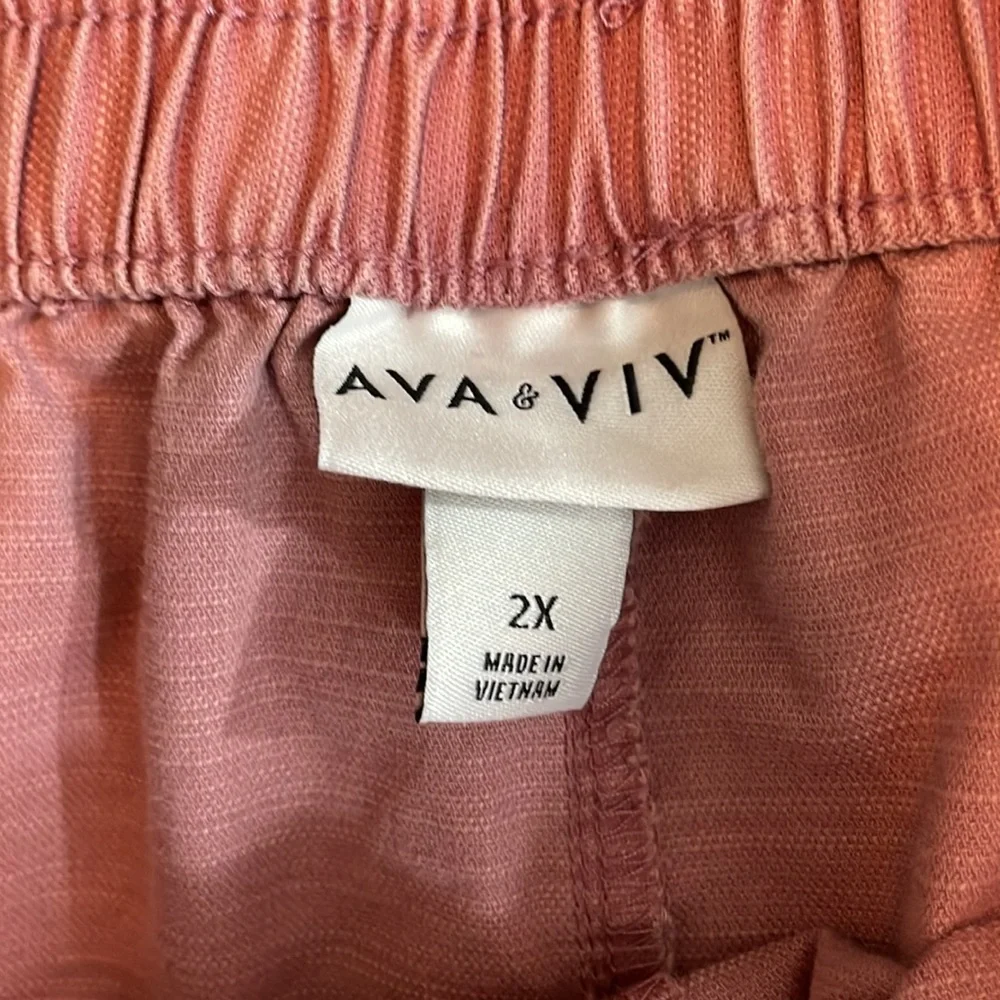 Ava & Viv shorts drawstring 2X.  XXL
